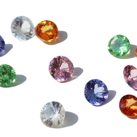 loose coloured Sri Lankan sapphires