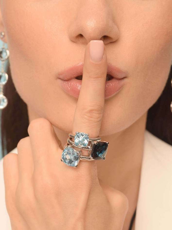 Barcelona Blue Topaz Ring